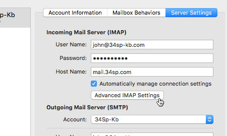 setup shaw email on outlook for mac